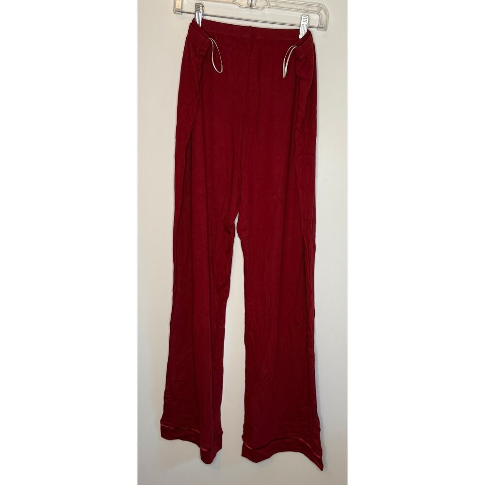 Cosabella Dark Red Bella Button Down Women's Pajama Set Super Soft Cotton XXL - Picture 4 of 6